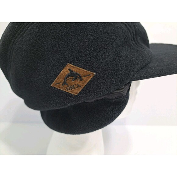 Orca Outdoors Fleece Hat Cap USA Beanie Winter Ear Flaps Trapper Hunting Fishing - Picture 6 of 9